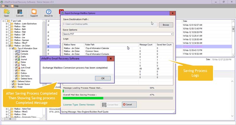 Completed Software Saving Process