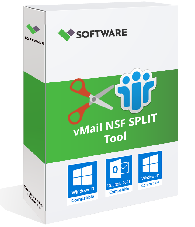 vMail NSF File Split Tool