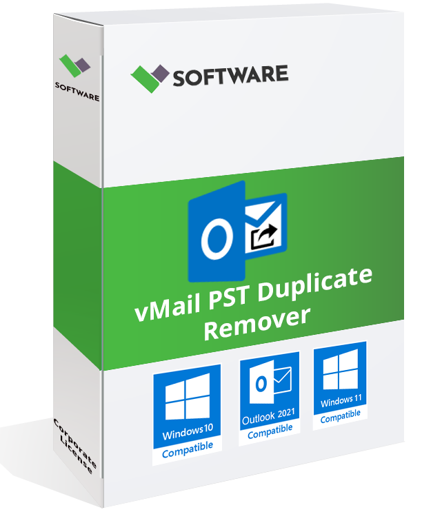 vMail PST File Duplicate Email Remover