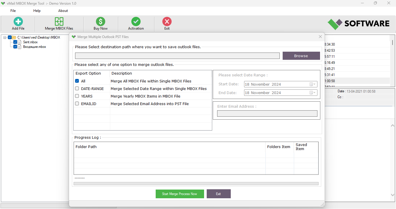 Specify Output Location