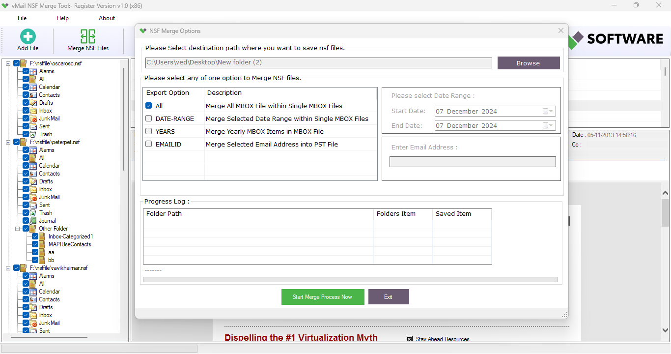 Specify Output Location